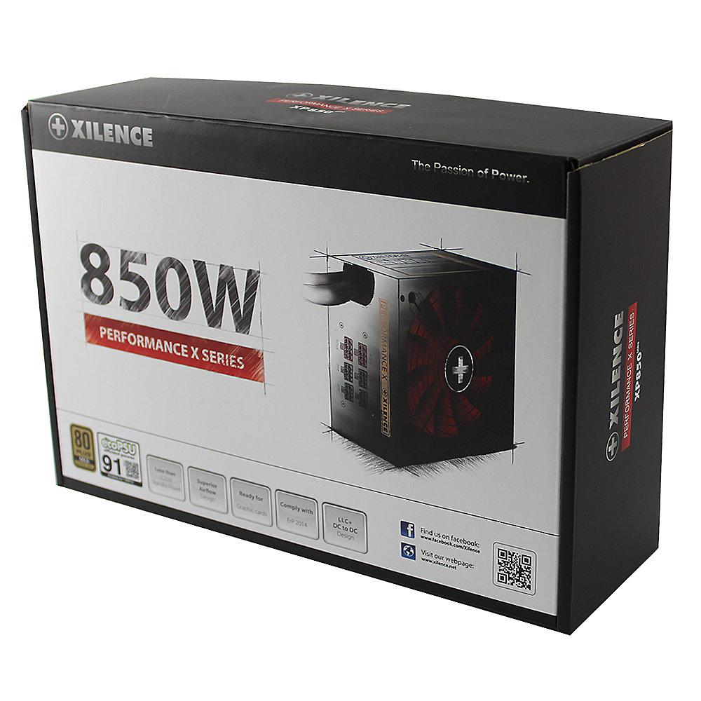 XILENCE Performance X Netzteil 850 Watt ATX 2.4 80 Plus 135mm Lüfter