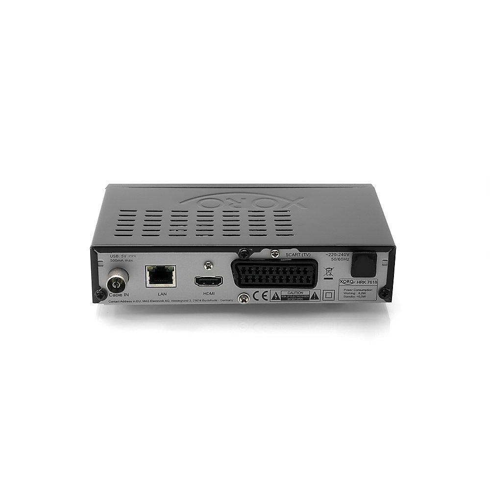 Xoro HRK 7618 Digitaler Kabel-Receiver HD DVB-C HDMI SCART