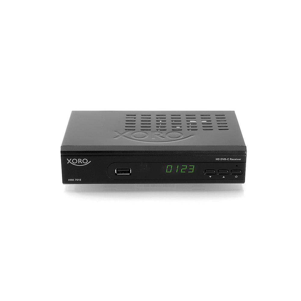 Xoro HRK 7618 Digitaler Kabel-Receiver HD DVB-C HDMI SCART
