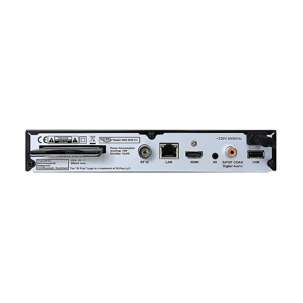 Xoro HRK 8760 CI  Digitaler Kabel-Receiver HDTV, DVB-C, CI , HDMI, PVR