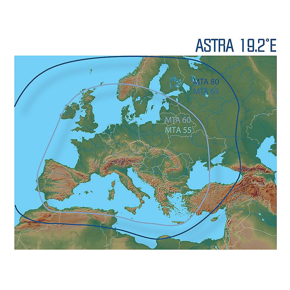 XORO MTA 55 55cm Vollautomatisches Satelliten-Antennen-Set