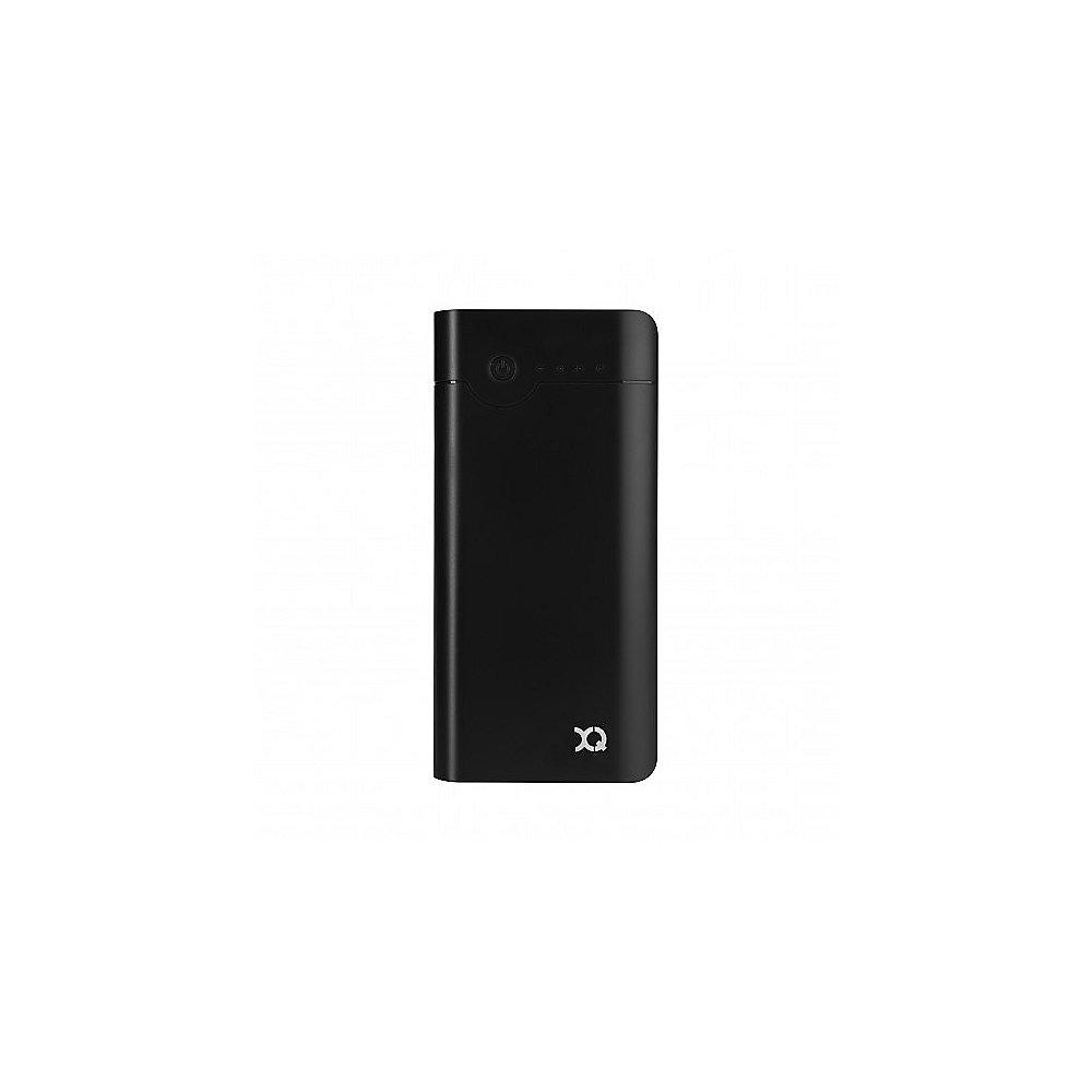 xqisit 20.800mAh Powerbank schwarz