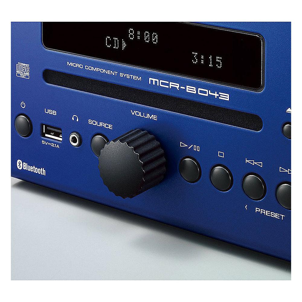 Yamaha MCR-B043D DAB Mikro-Komponentensystem blau, Yamaha, MCR-B043D, DAB, Mikro-Komponentensystem, blau