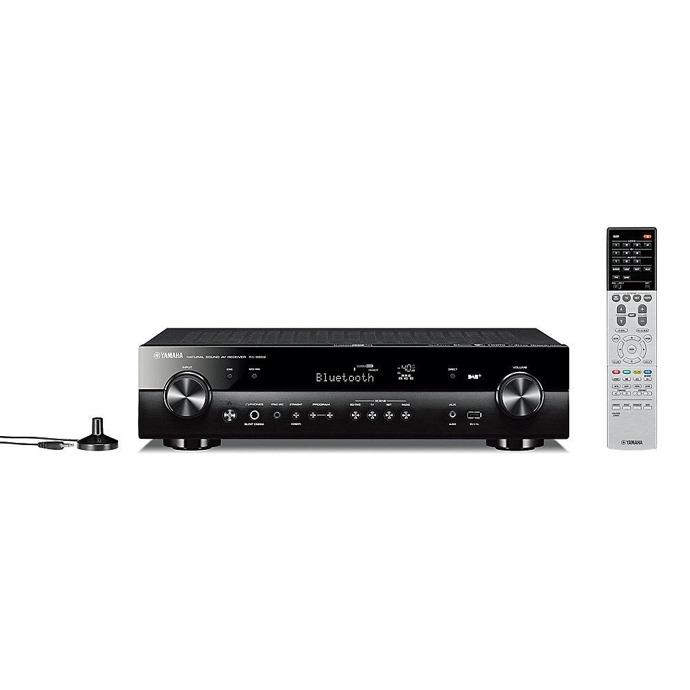 Yamaha Multiroom-Set RX-S602 5.1 AV-Receiver   WX-021 Lautsprecher DAB  schwarz