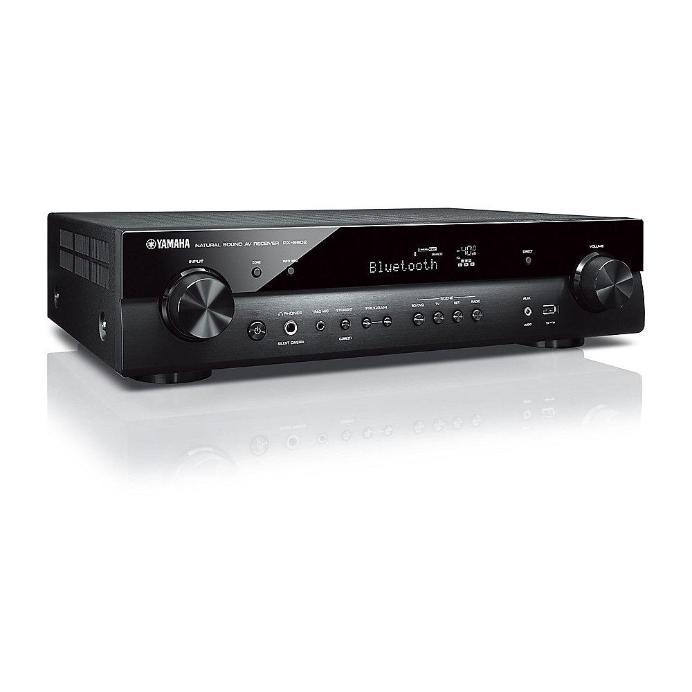 Yamaha Multiroom-Set RX-S602 5.1 AV-Receiver   WX-021 Lautsprecher DAB  schwarz