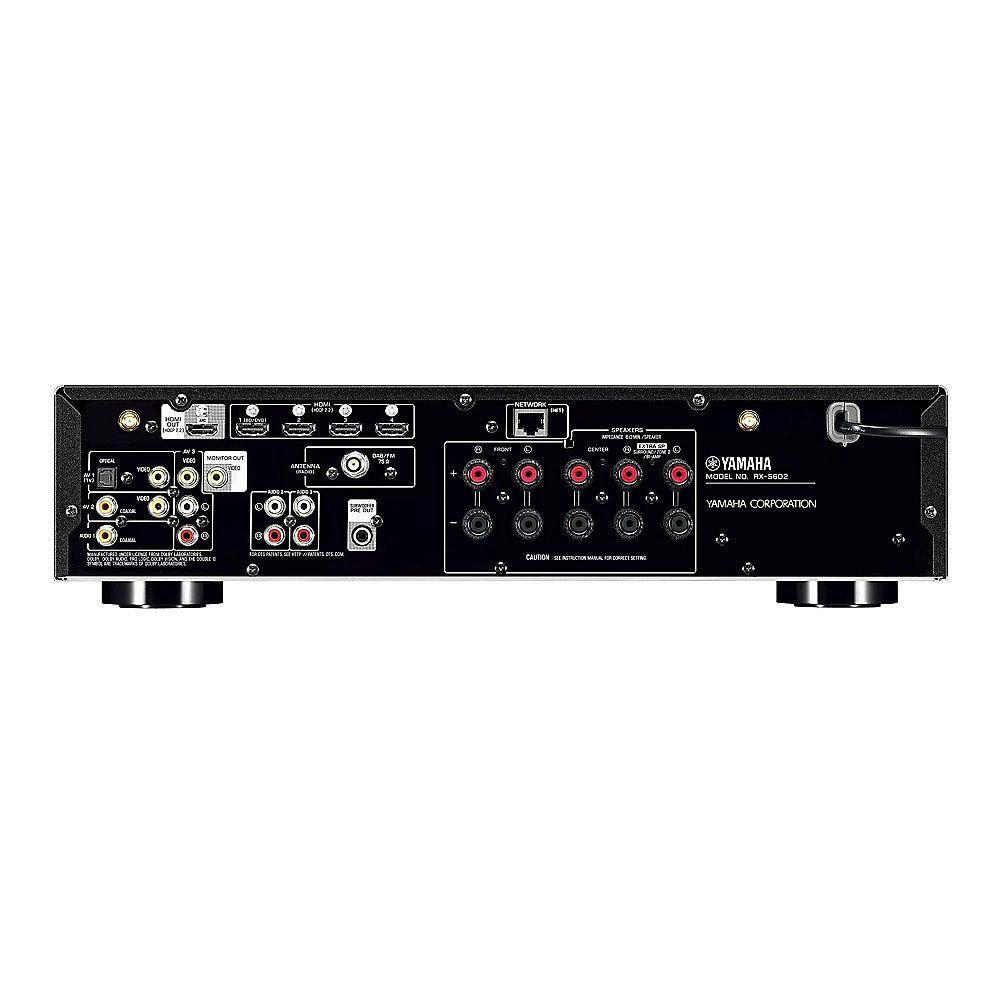Yamaha Multiroom-Set RX-S602 5.1 AV-Receiver   WX-021 Lautsprecher DAB  schwarz, Yamaha, Multiroom-Set, RX-S602, 5.1, AV-Receiver, , WX-021, Lautsprecher, DAB, schwarz