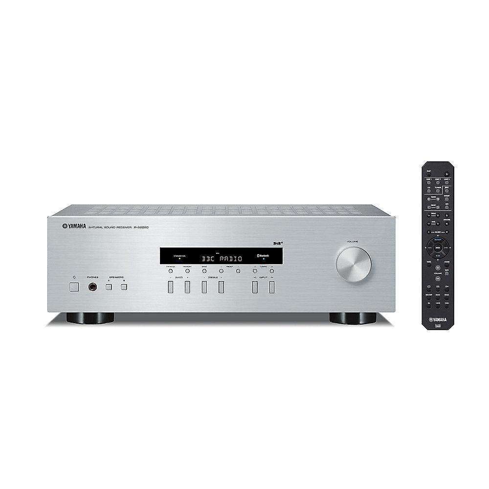 Yamaha R-S202D Hi-Fi Receiver mit Bluetooth DAB/DAB  silber, Yamaha, R-S202D, Hi-Fi, Receiver, Bluetooth, DAB/DAB, silber