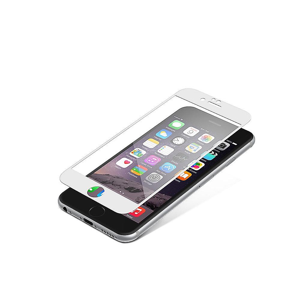 ZAGG InvisibleSHIELD Glass Contour für Apple iPhone 6/6 Plus, weiß