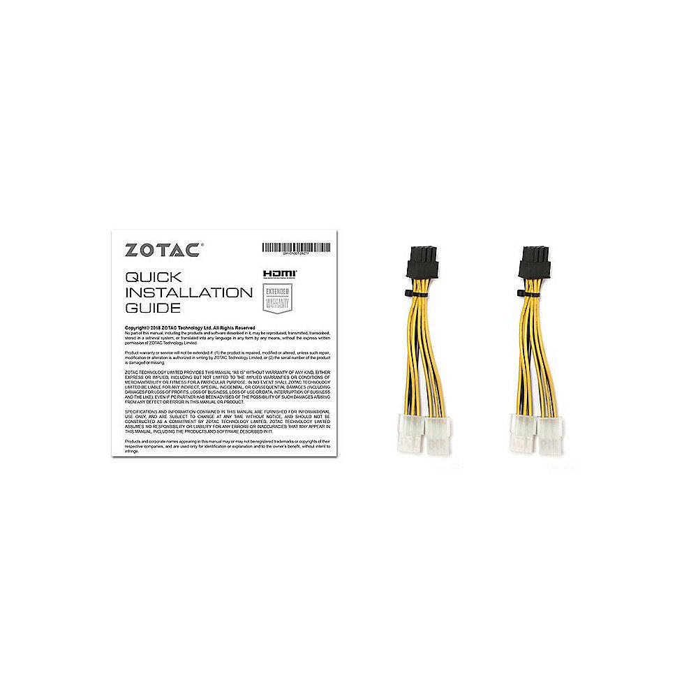 Zotac GeForce RTX 2080 AMP! Extreme 8 GB GDDR6 Grafikkarte 3xDP/HDMI/USB-C