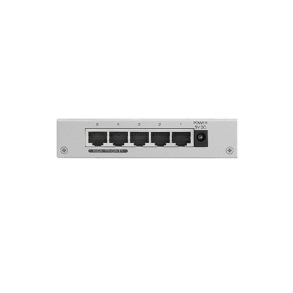 ZyXEL ES-105A V3 5-Port Fast Ethernet Switch, ZyXEL, ES-105A, V3, 5-Port, Fast, Ethernet, Switch