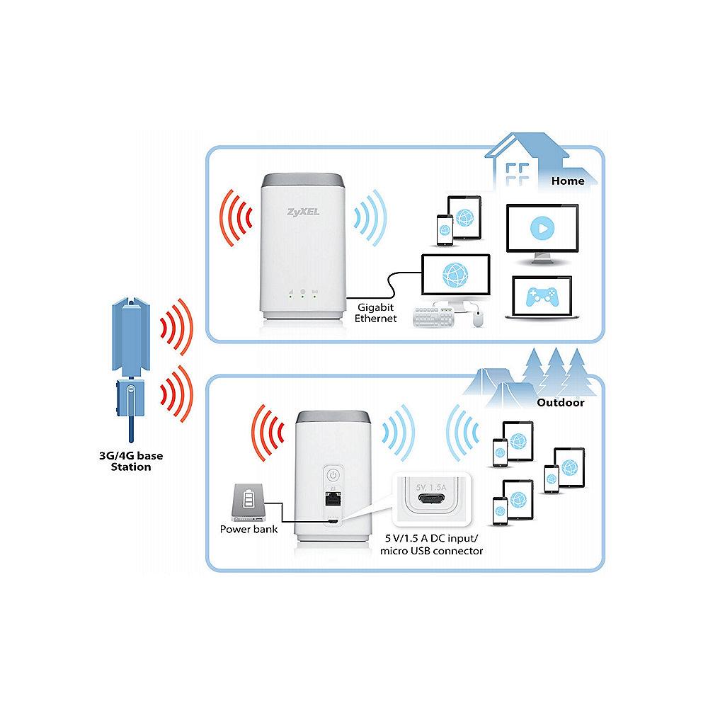 Zyxel LTE4506-M606 300MBit Dualband WLAN-ac Gigabit 4G LTE Router, Zyxel, LTE4506-M606, 300MBit, Dualband, WLAN-ac, Gigabit, 4G, LTE, Router