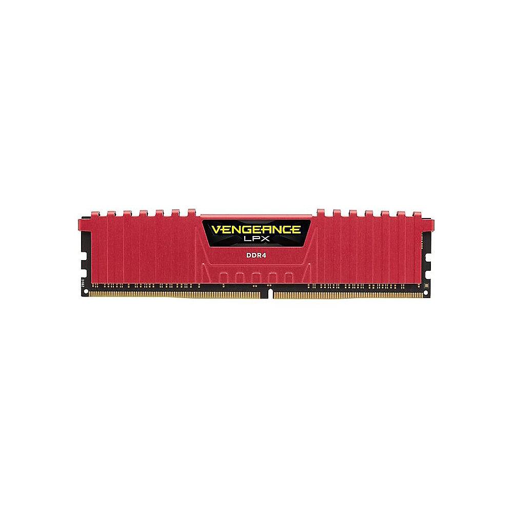 32GB (4x8GB) Corsair Vengeance LPX rot DDR4-4000 RAM CL19 Speicher Kit