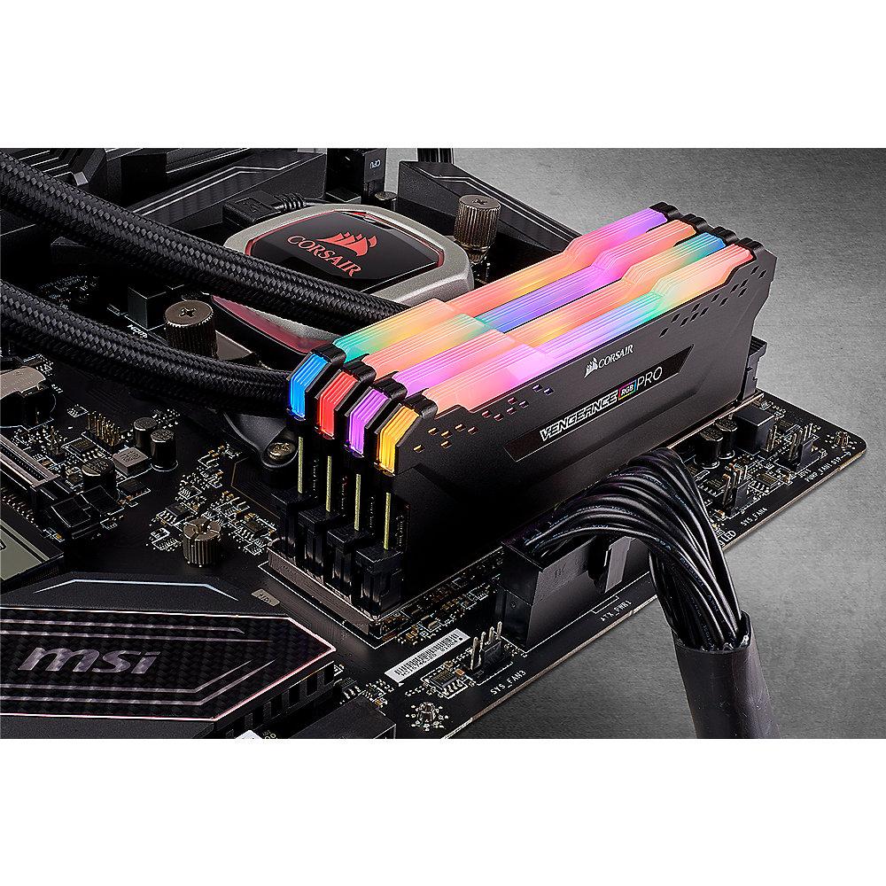 32GB (4x8GB) Corsair Vengeance RGB PRO DDR4-2666 RAM CL16 (16-18-18-35) Kit