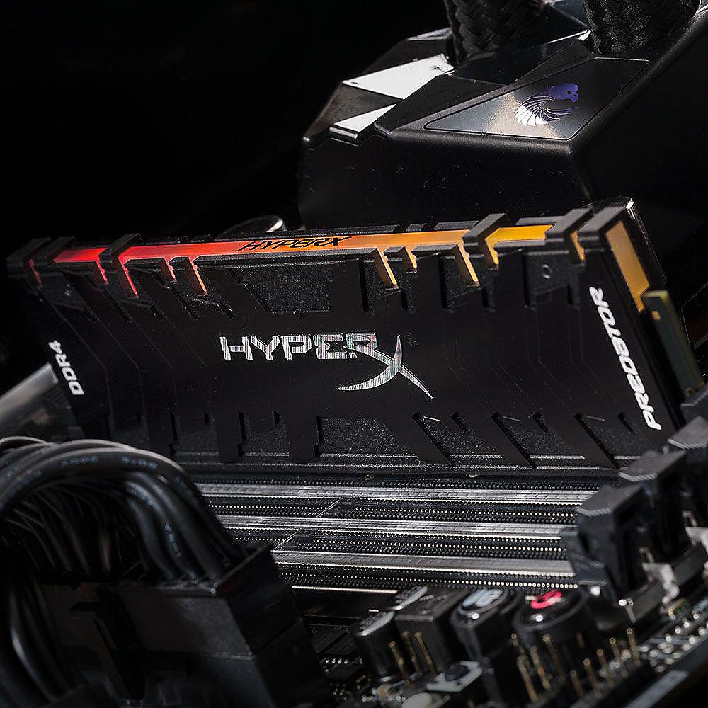 32GB (4x8GB) HyperX Predator RGB DDR4-3600 CL17 RAM Arbeitsspeicher