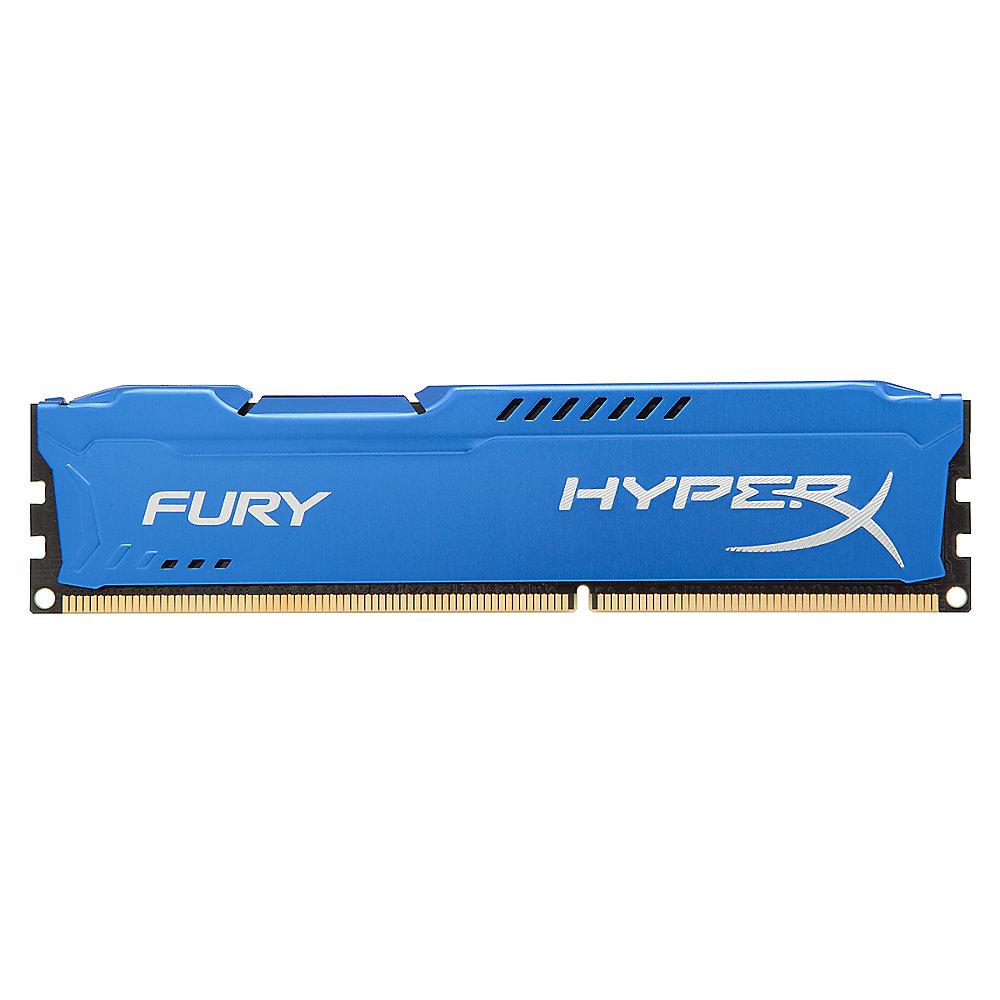 4GB HyperX Fury blau DDR3-1333 CL9 RAM Speicher, 4GB, HyperX, Fury, blau, DDR3-1333, CL9, RAM, Speicher