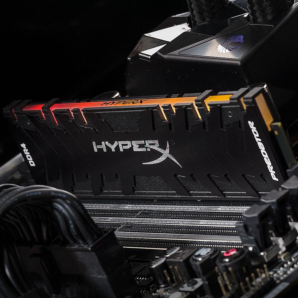 8GB (1x8GB) HyperX Predator RGB DDR4-2933 CL15 RAM Arbeitsspeicher