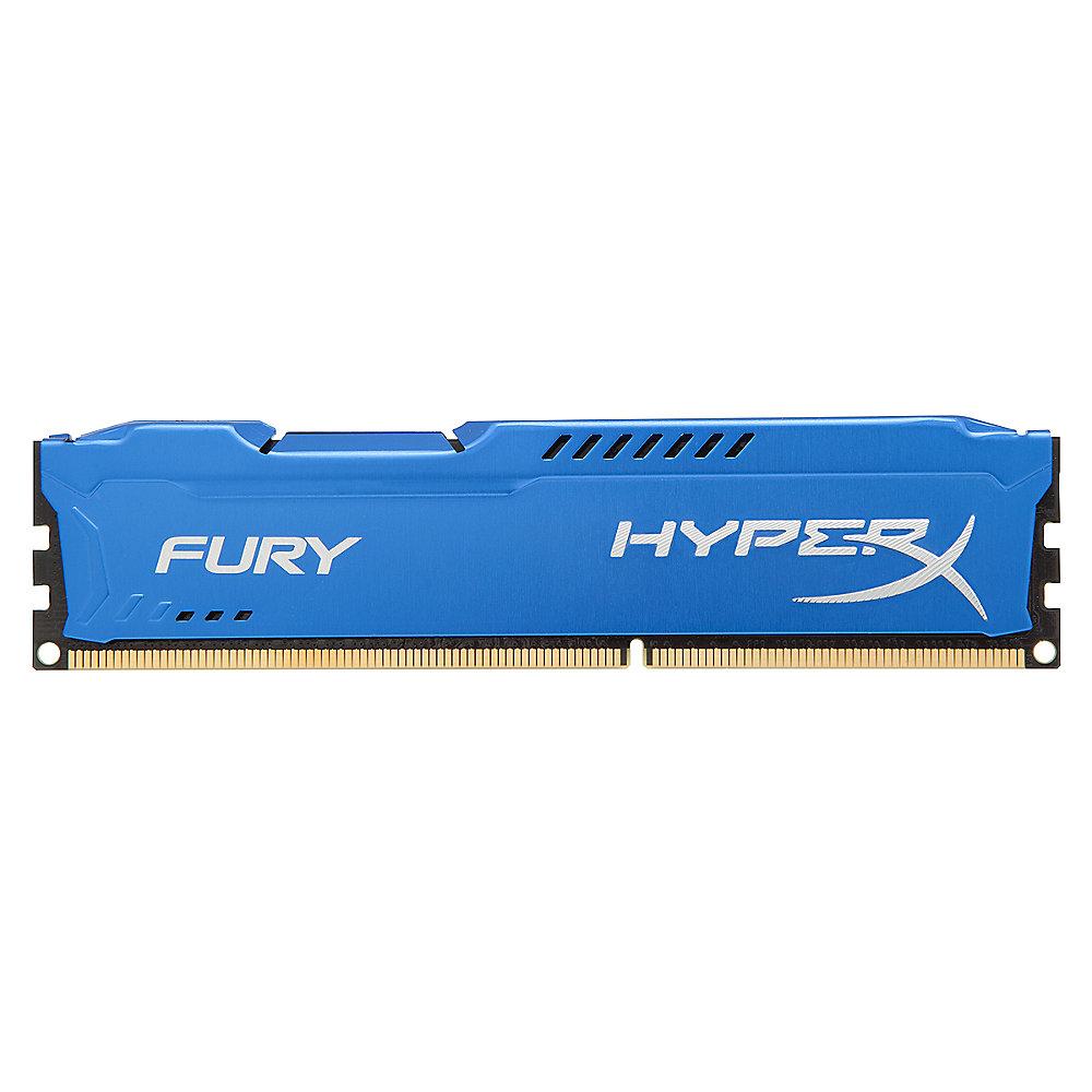 8GB (2x4GB) HyperX Fury blau DDR3-1866 CL10 RAM Kit