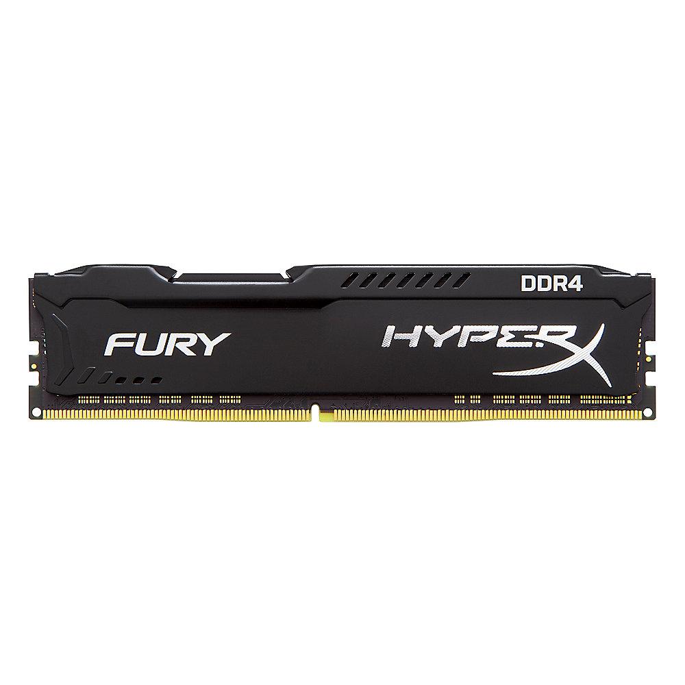 8GB (2x4GB) HyperX Fury schwarz DDR4-2666 CL15 RAM Kit