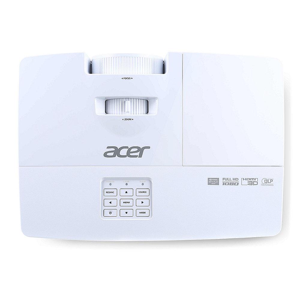 Acer H6517ABD DLP 1.920 x 1080 Full HD 3400 Lumen HDMI 3D Ready Lautsprecher
