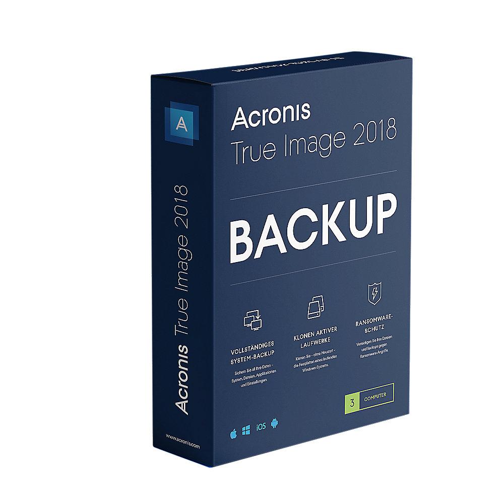 Acronis True Image 2018 3 PC MiniBox