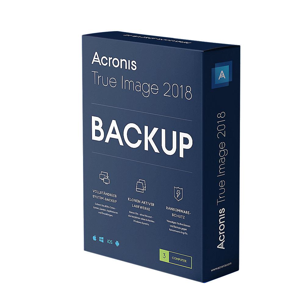 Acronis True Image 2018 3 PC MiniBox