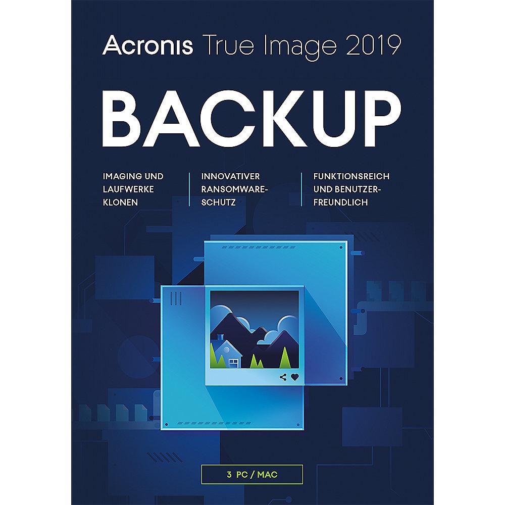 Acronis True Image 2019 3 PC MiniBox