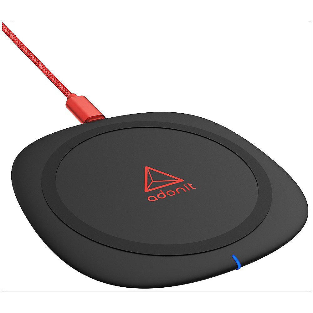 Adonit ADWFCP Wireless Fast Charging Pad 10W Qi schwarz