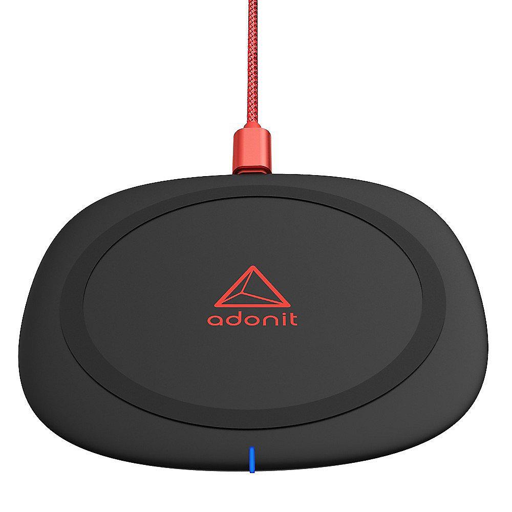 Adonit ADWFCP Wireless Fast Charging Pad 10W Qi schwarz