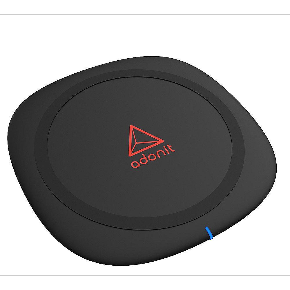 Adonit ADWFCP Wireless Fast Charging Pad 10W Qi schwarz