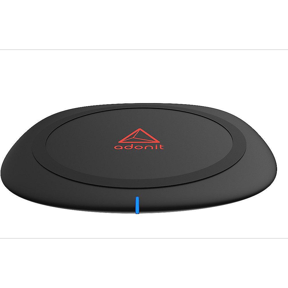 Adonit ADWFCP Wireless Fast Charging Pad 10W Qi schwarz, Adonit, ADWFCP, Wireless, Fast, Charging, Pad, 10W, Qi, schwarz