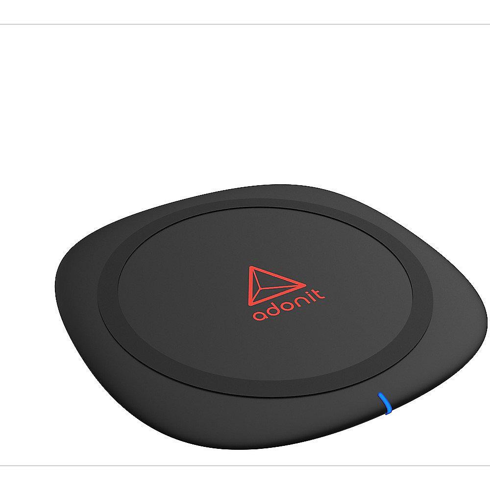 Adonit ADWFCP Wireless Fast Charging Pad 10W Qi schwarz