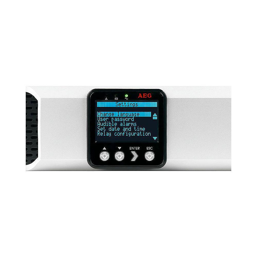AEG Protect D 3000VA 2700Watt 6xC13 1xC19 LCD USB USV
