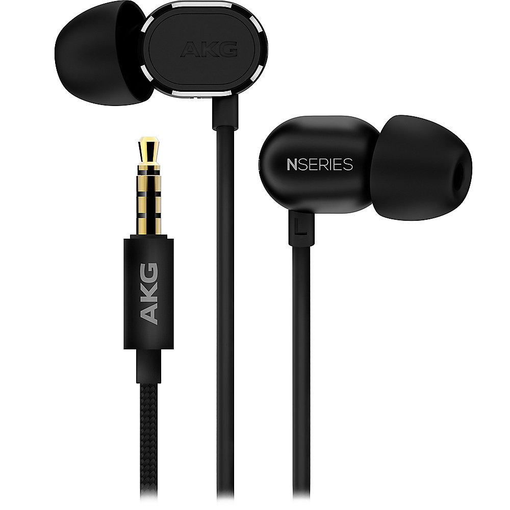 AKG N 20U Black In Ear Kopfhörer mit Headsetfunktion - Schwarz, AKG, N, 20U, Black, Ear, Kopfhörer, Headsetfunktion, Schwarz