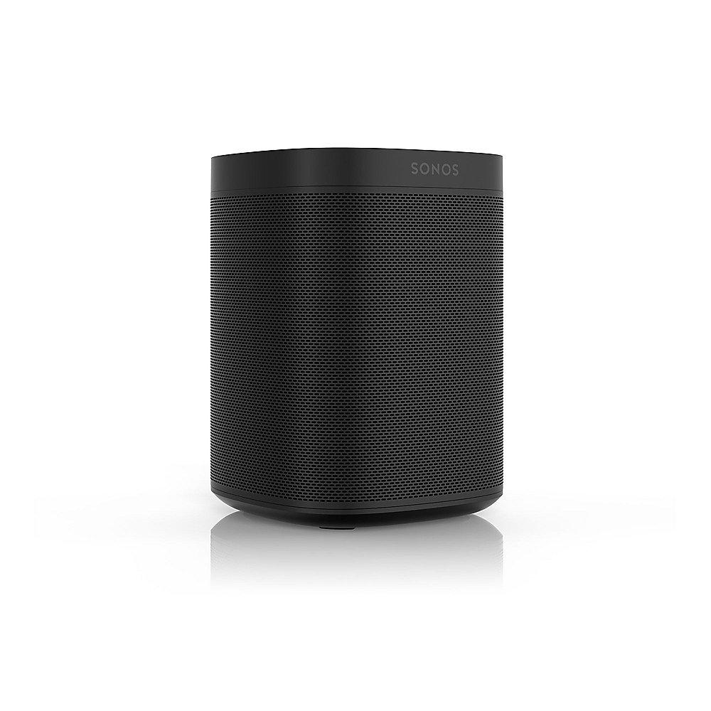 Aktionsbundle:2x Sonos ONE schwarz Multiroom  Smart Speaker Sprachsteuerung