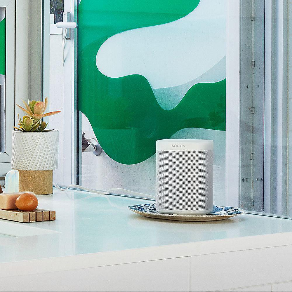 Aktionsbundle:2x Sonos ONE weiß Multiroom  Smart Speaker Sprachsteuerung