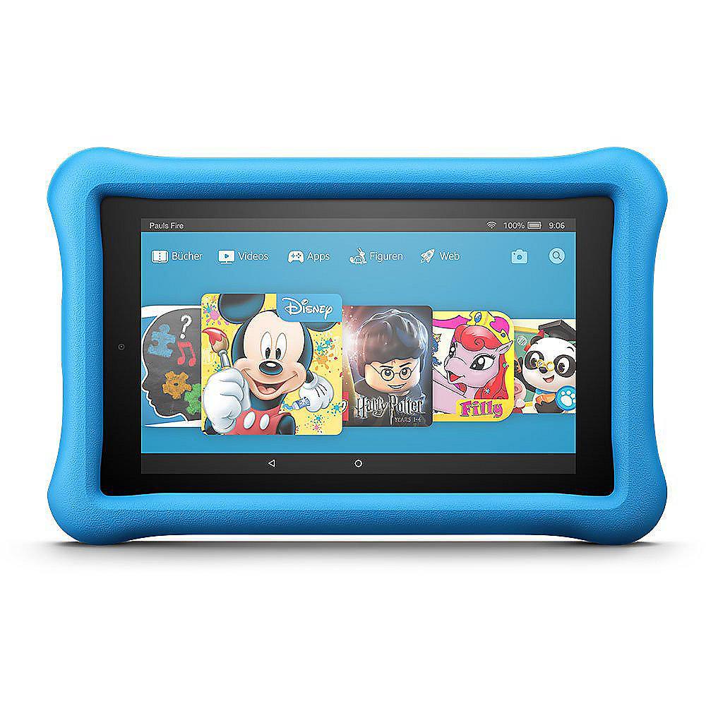 Amazon Fire 7 Kids Edition Tablet WiFi 16 GB Kid-Proof Case blau