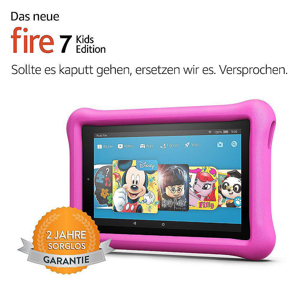 Amazon Fire 7 Kids Edition Tablet WiFi 16 GB Kid-Proof Case pink, Amazon, Fire, 7, Kids, Edition, Tablet, WiFi, 16, GB, Kid-Proof, Case, pink