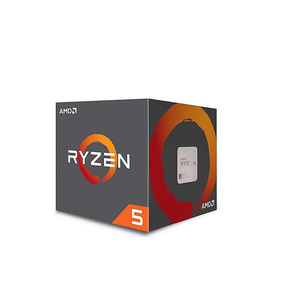 AMD Ryzen R5 1600 (6x 3,2/3,6 GHz) 19MB Sockel AM4 CPU BOX