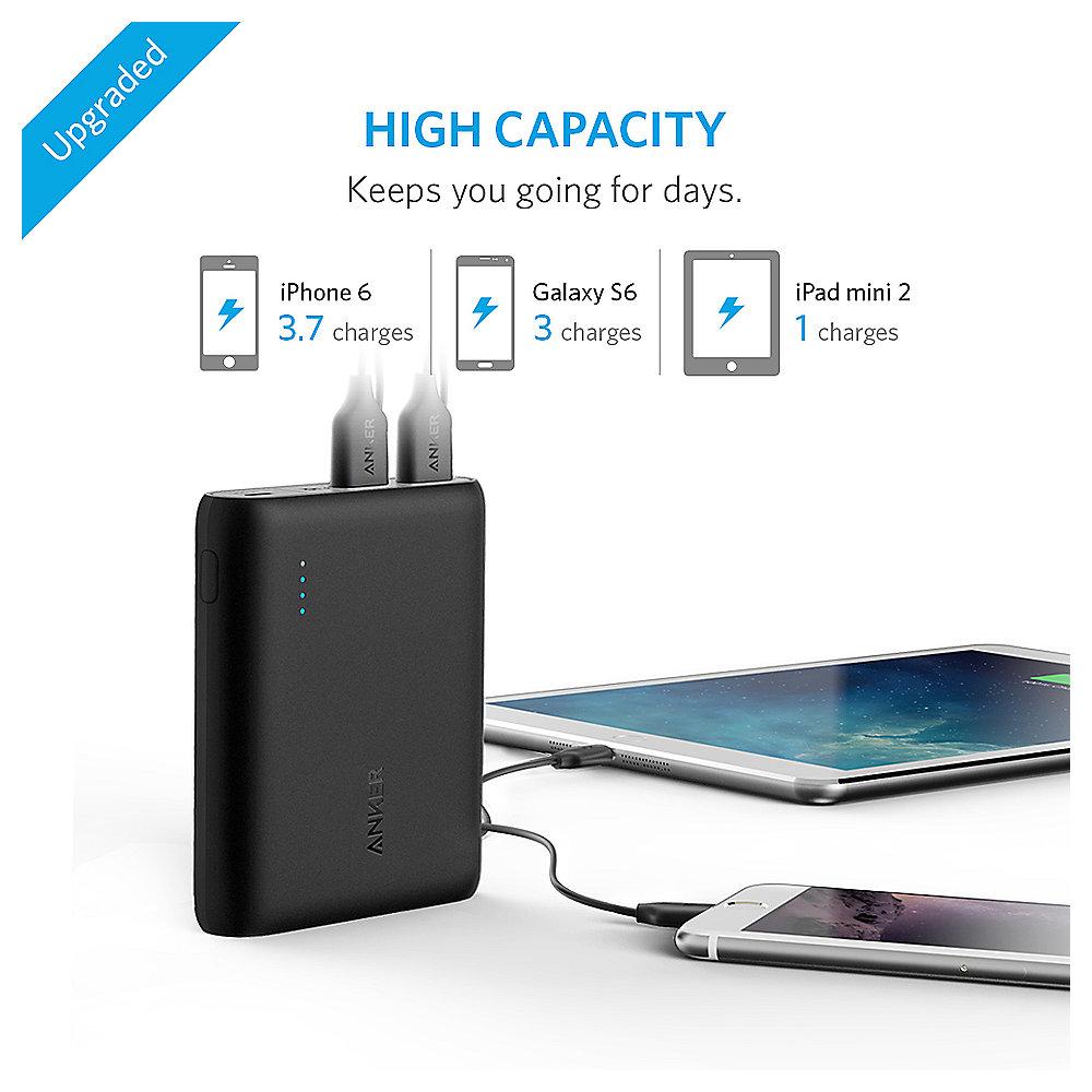 Anker AK-A1214011 PowerCore 10400mAh Powerbank schwarz, Anker, AK-A1214011, PowerCore, 10400mAh, Powerbank, schwarz