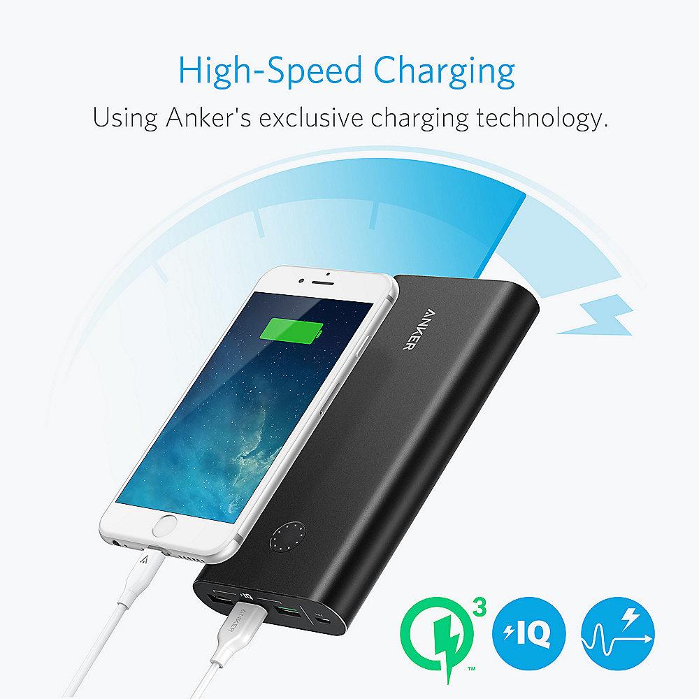 Anker AK-B1374311 PowerCore  26800 mAh Quick Charge 3.0 Powerbank inkl. Stecker