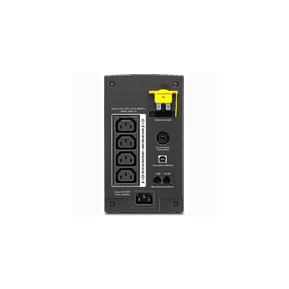 APC Back-UPS 700VA AVR 4-fach IEC Sockets (BX700UI)