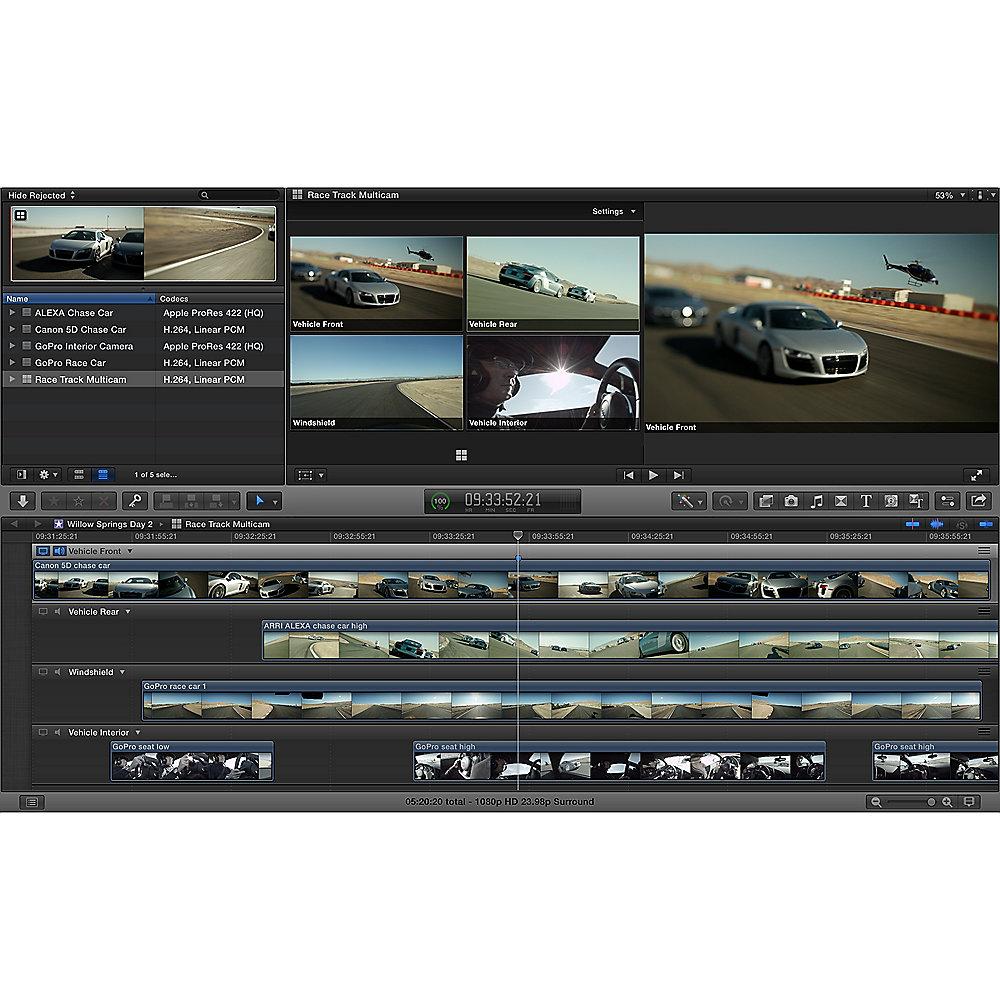 Apple Final Cut Pro X - Lizenz, Apple, Final, Cut, Pro, X, Lizenz