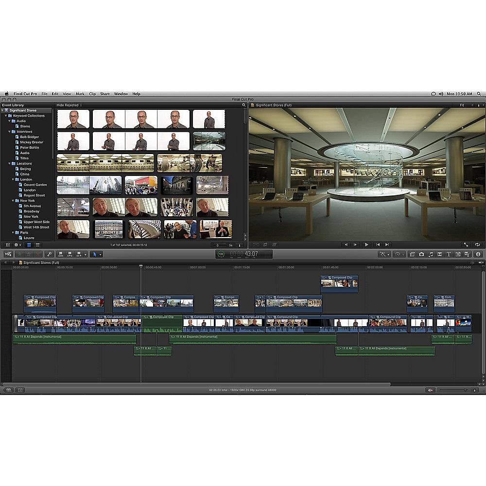 Apple Final Cut Pro X - Lizenz, Apple, Final, Cut, Pro, X, Lizenz