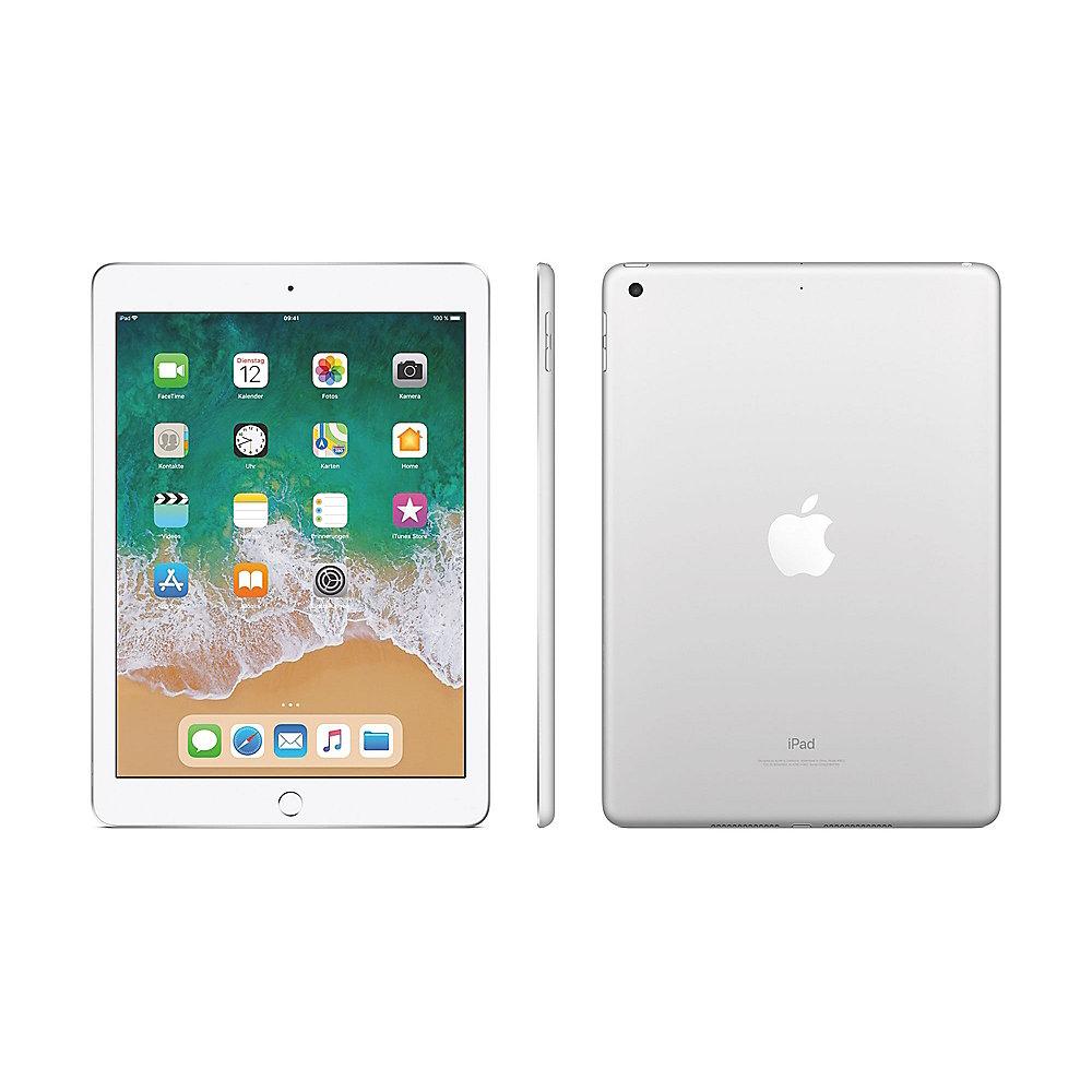 Apple iPad 9,7" 2018 Wi-Fi 128 GB Silber   Apple Pencil