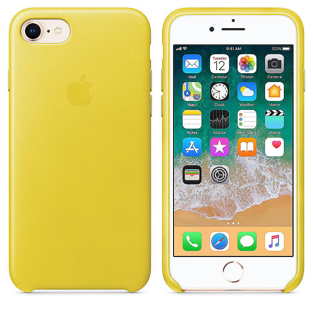 Apple Original iPhone 8 / 7 Leder Case-Frühlingsgelb
