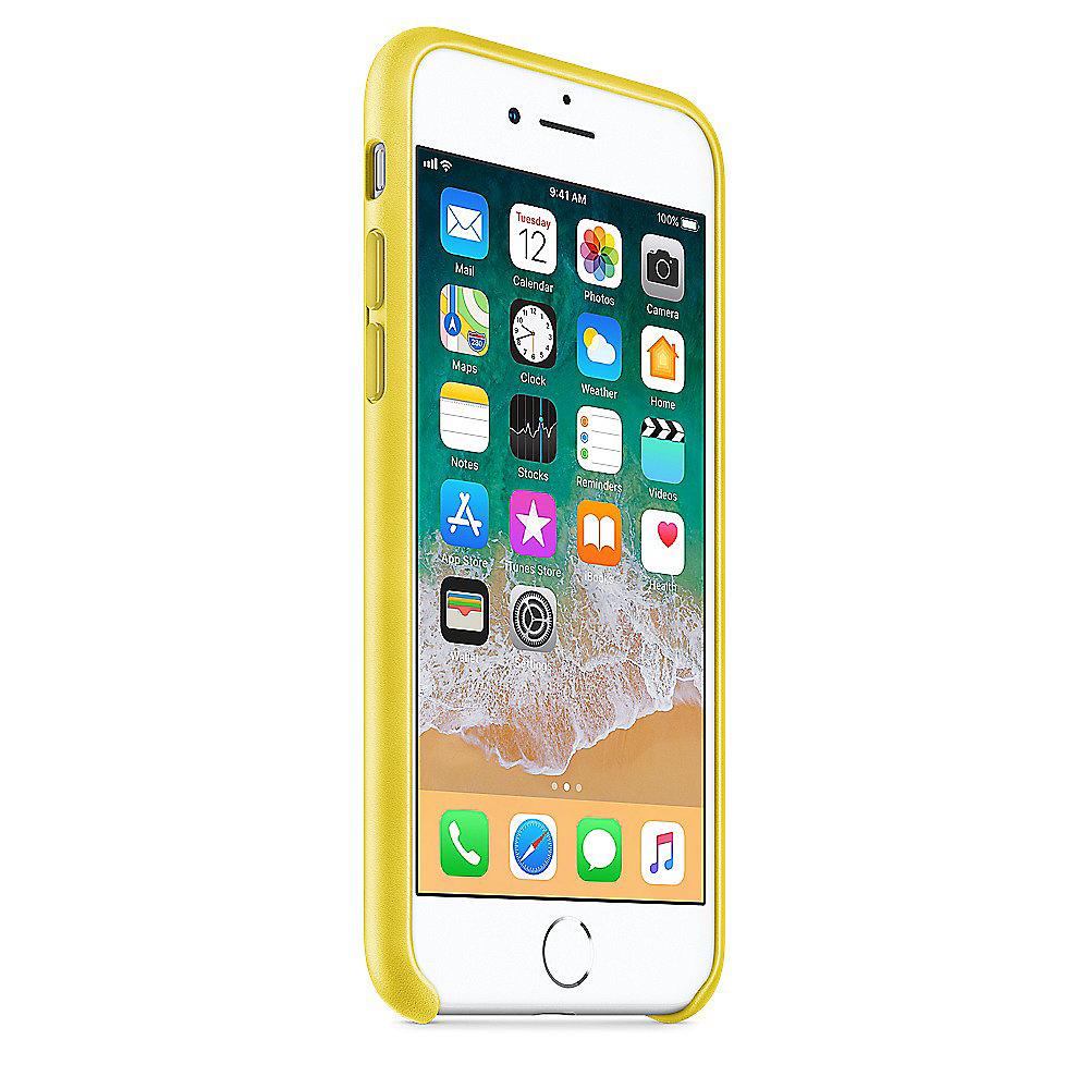 Apple Original iPhone 8 / 7 Leder Case-Frühlingsgelb