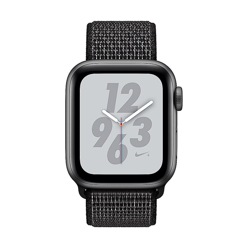 Apple Watch Nike  LTE 40mm Aluminiumgehäuse Space Grau Sport Loop Schwarz