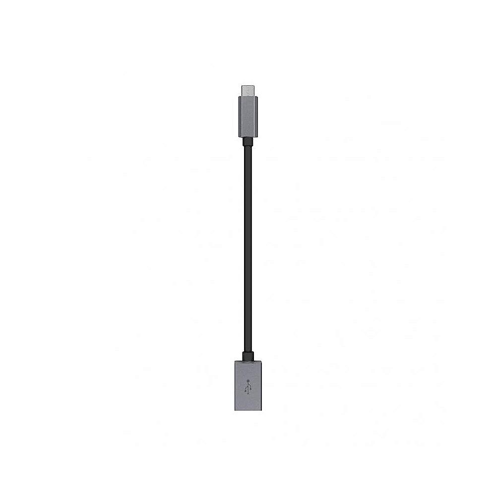 Artwizz USB-C auf USB-A 3.0 Adapter mit Aluminiumgehäuse titan, Artwizz, USB-C, USB-A, 3.0, Adapter, Aluminiumgehäuse, titan