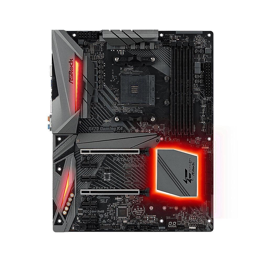 ASRock Fatal1ty X470 Gaming K4 AM4 ATX Mainboard M.2/HDMI/USB3.1(Gen2), ASRock, Fatal1ty, X470, Gaming, K4, AM4, ATX, Mainboard, M.2/HDMI/USB3.1, Gen2,