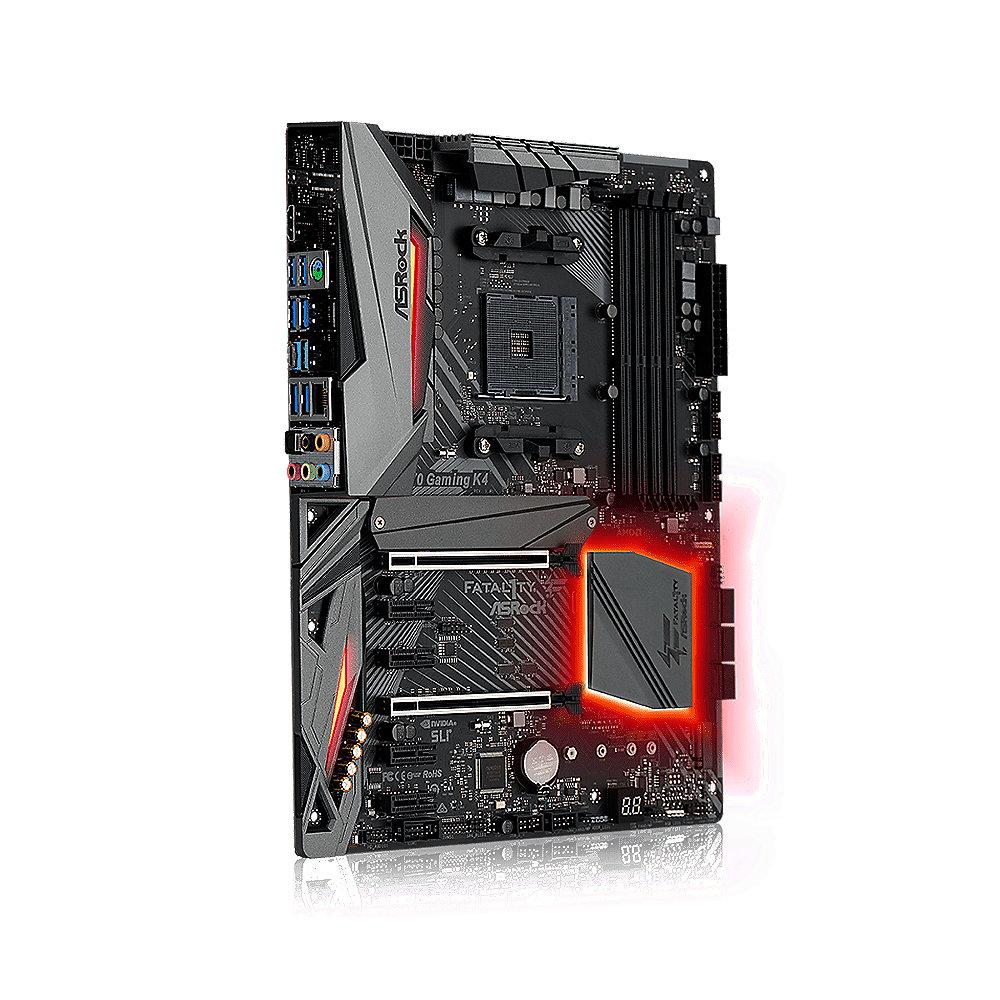 ASRock Fatal1ty X470 Gaming K4 AM4 ATX Mainboard M.2/HDMI/USB3.1(Gen2), ASRock, Fatal1ty, X470, Gaming, K4, AM4, ATX, Mainboard, M.2/HDMI/USB3.1, Gen2,